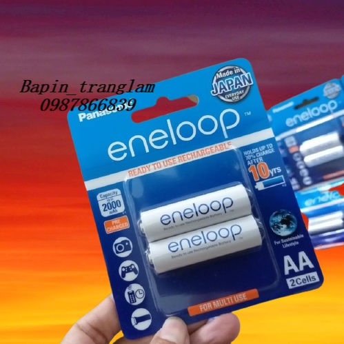 Pin sạc AA AAA pin chính hãng Panasonic Eneloop BK-3MCCE/ BK4MCCE