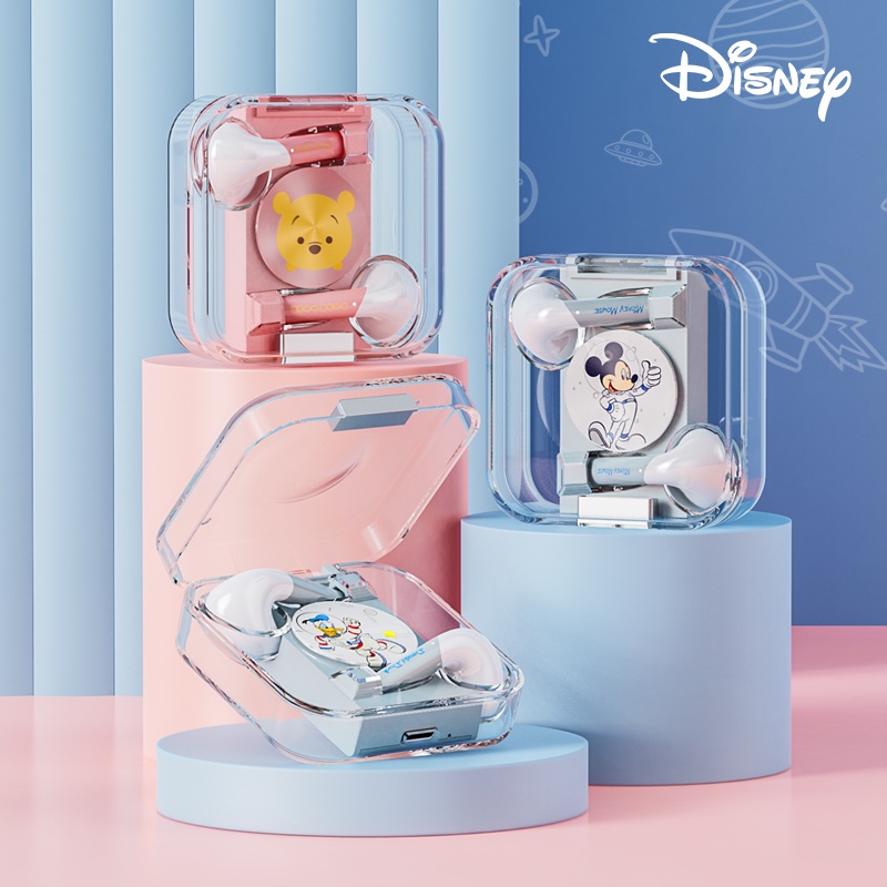 Tai nghe Bluetooth 5.3 không dây chống ồn có mic LK-21 phong cách thể thao Disney