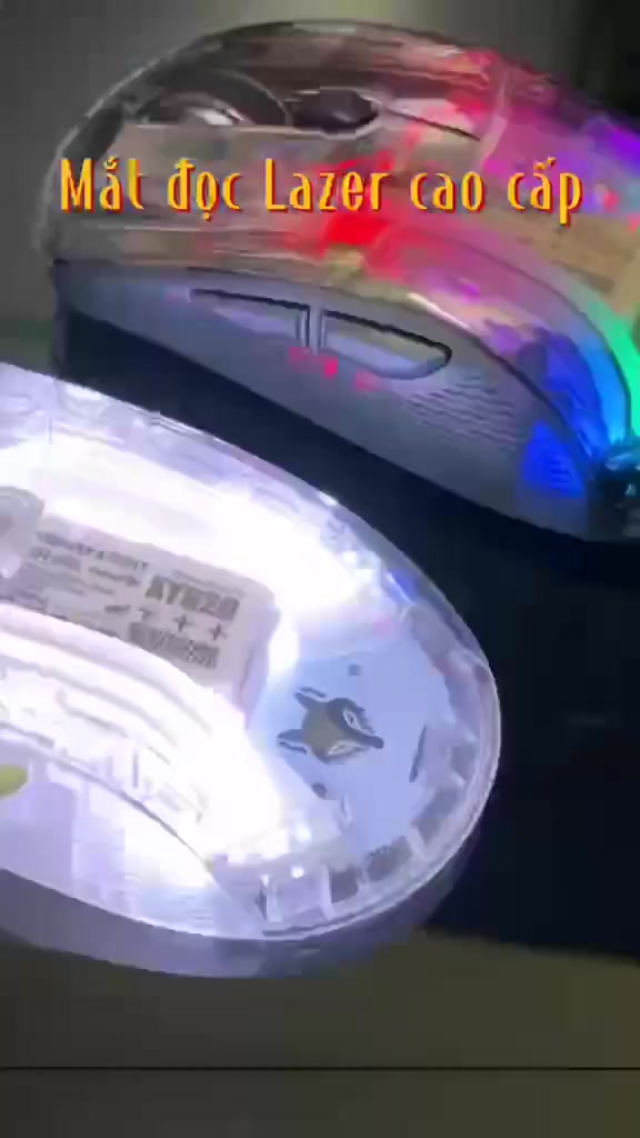 Chuột Không Dây XUNFOX XYH20 Pro / XYH20 Kèm Dock, Thiết Kế Trong Suốt, Đèn Led RGB | BigBuy360 - bigbuy360.vn