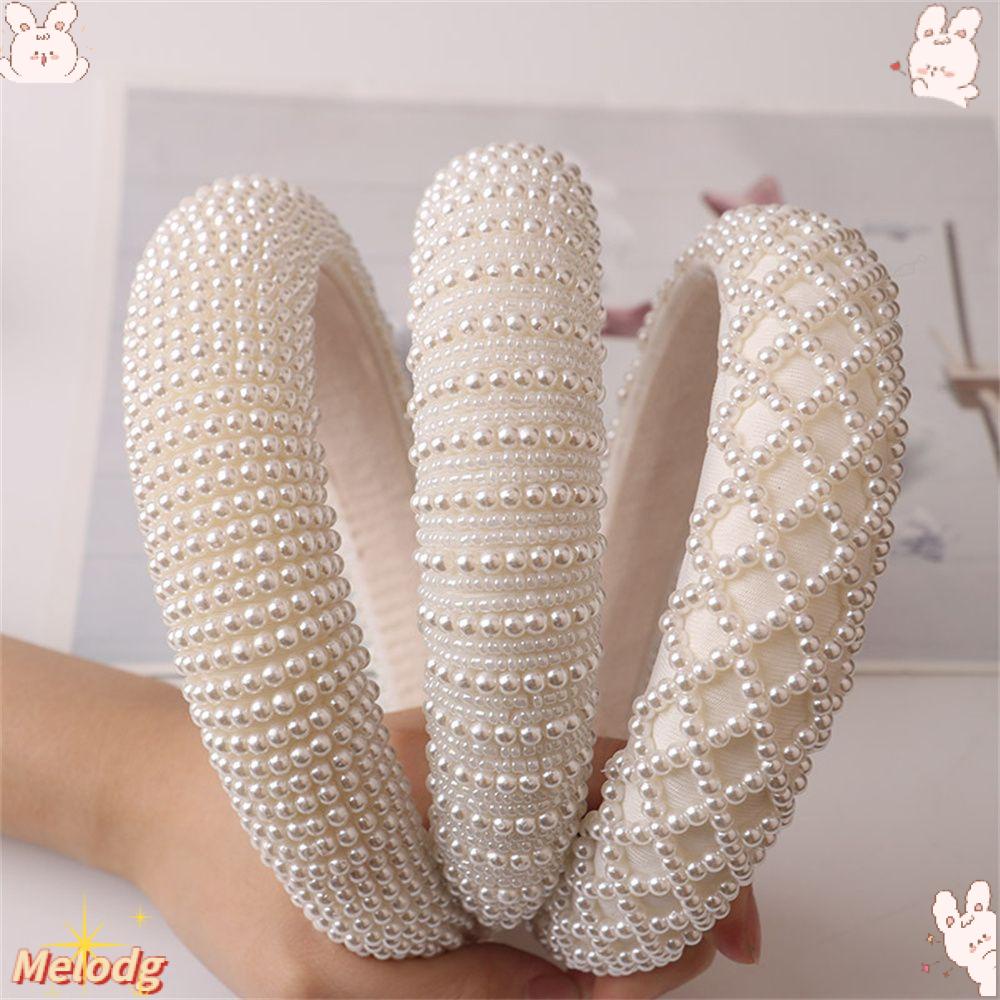 Băng Cài Đầu Đính Hạt Ngọc Trai Ngọt Ngào Thời Trang