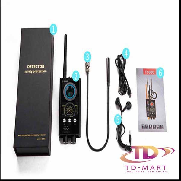 ⚡️𝗕𝗛 𝟭𝟮 𝗧𝗛𝗔́𝗡𝗚⚡️Máy dò sóng phát hiện nghe lén quay lén GPS T9000 [FREE ship 99k]