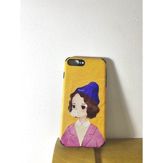 [ỐP CÓ SẴN IP 7/8PLUS] Ốp cô gái thổi kẹo cao su màu vàng dành cho iphone 7/8 plus