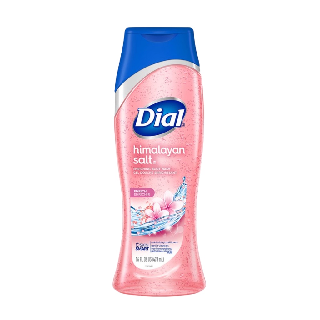 Sữa tắm Dial Himalayan Salt 473ml, sữa tắm dưỡng da Mỹ - Hàng nhập khẩu