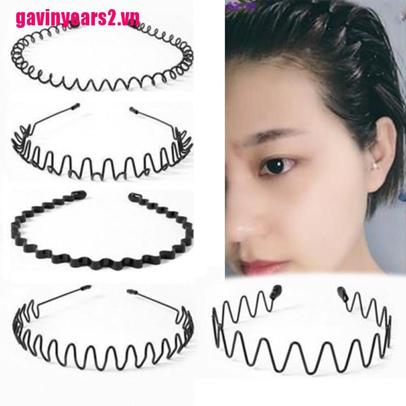 (Hàng Mới Về) Băng Đô Cài Tóc Bằng Kim Loại Phong Cách Thể Thao Gav2
