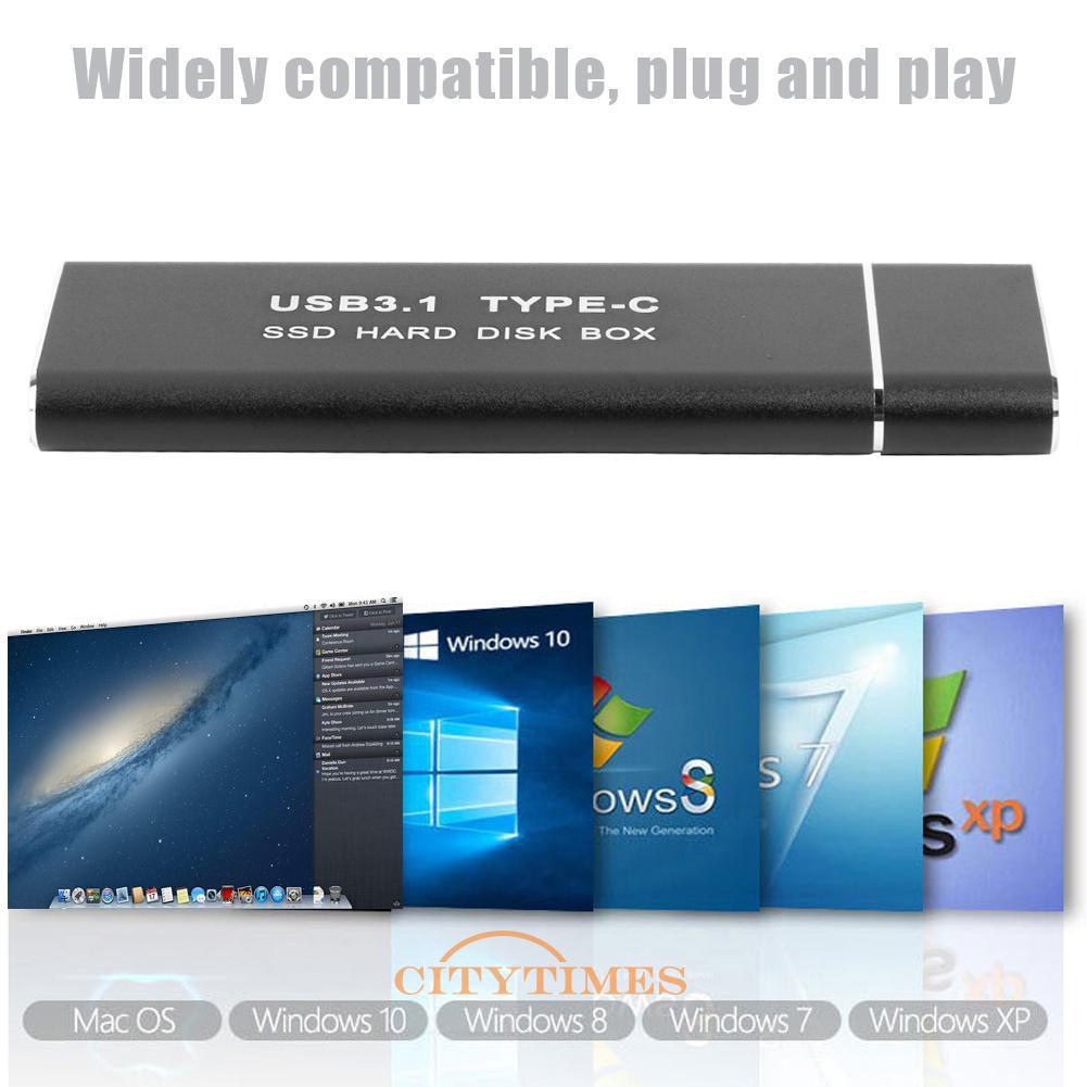 Hộp Đựng Ổ Cứng Ssd Usb3.1 Type C Sang M.2 Ngff | BigBuy360 - bigbuy360.vn