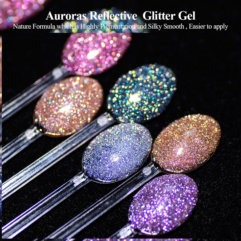 Sơn Móng Tay MTSSII Kim Sa Phản Quang Lấp Lánh Bán Vĩnh Viễn 7ml