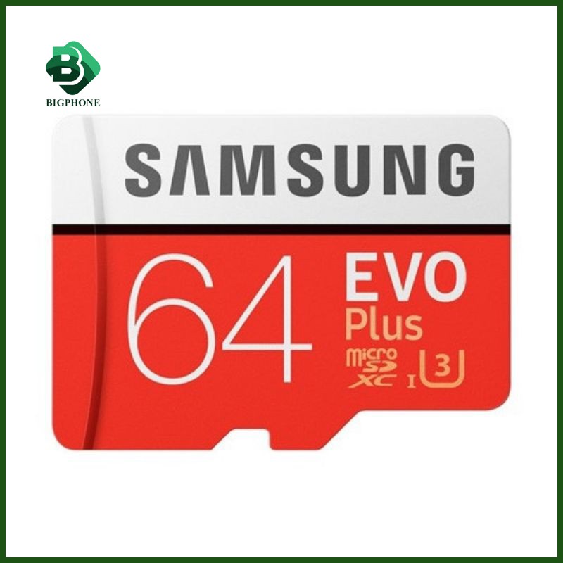 Thẻ Nhớ MicroSDXC Samsung EVO Plus U3 -4K 64/128/256/512GB 100MB/s. | BigBuy360 - bigbuy360.vn