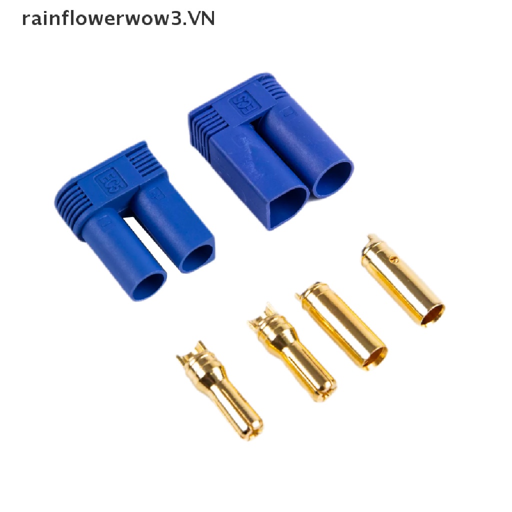 1 Bộ Đầu Nối Sạc Pin LiPo EC3 EC5 Phích Cắm 5mm100A Cho Máy Bay Điều Khiển Từ Xa