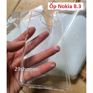 Ốp Nokia 8.3 dẻo trong suốt (Loại đẹp)