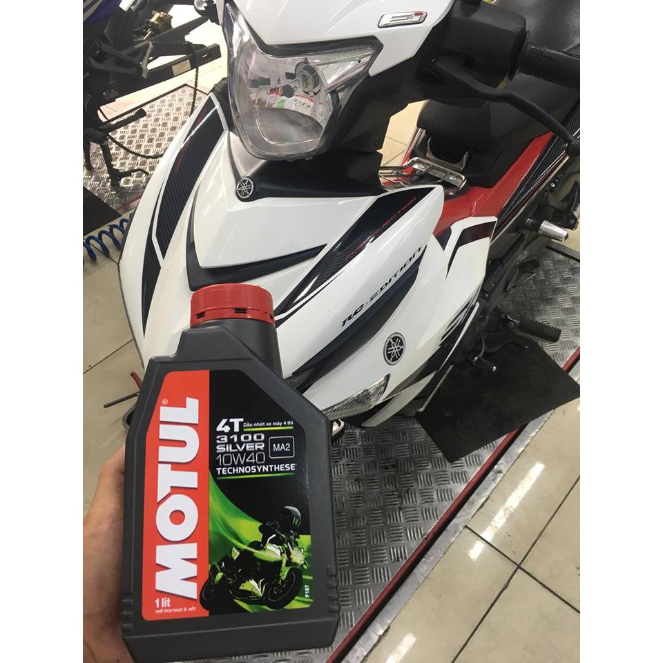 Nhớt Motul 3100 Silver 0.8L hoặc 1L cho xe số, xe côn tay 920002, 920001