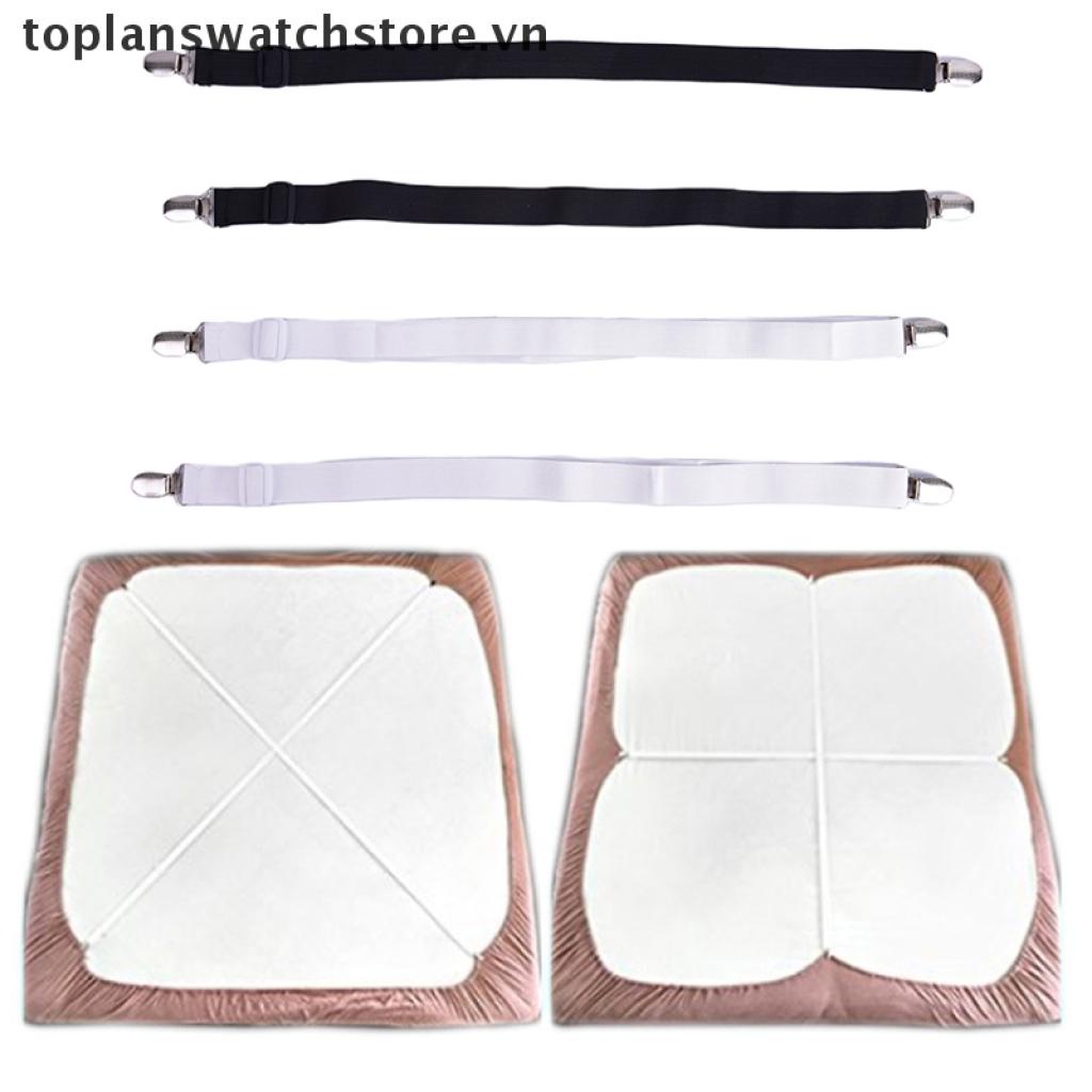 Set 2 Kẹp Cố Định Ga Trải Giường Co Giãn Điều Chỉnh Được