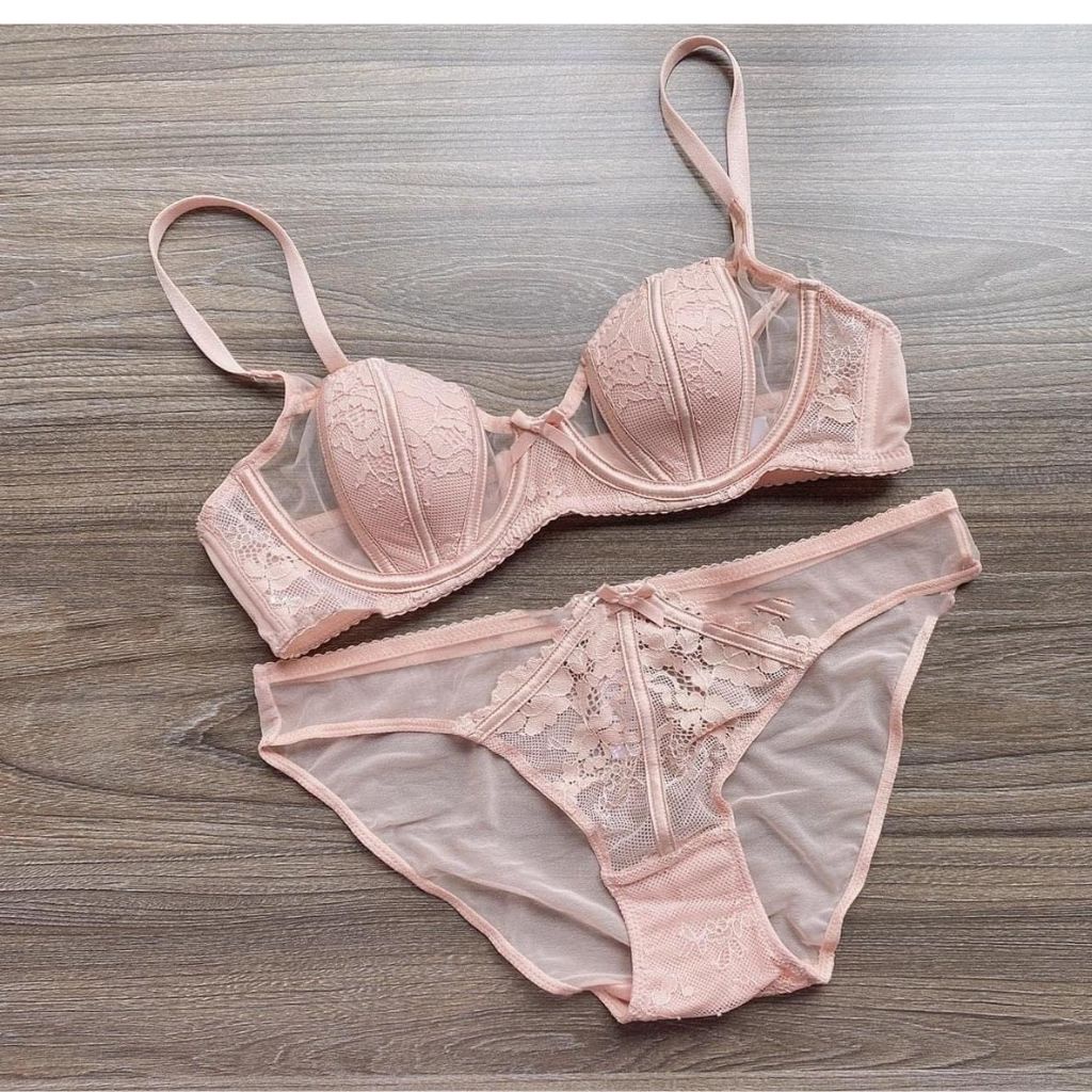 Set Đồ Lót Nữ Sexy Mút Mỏng Có Gọng, Bộ Đồ Lót Phối Ren Hàng Cao Cấp S16
