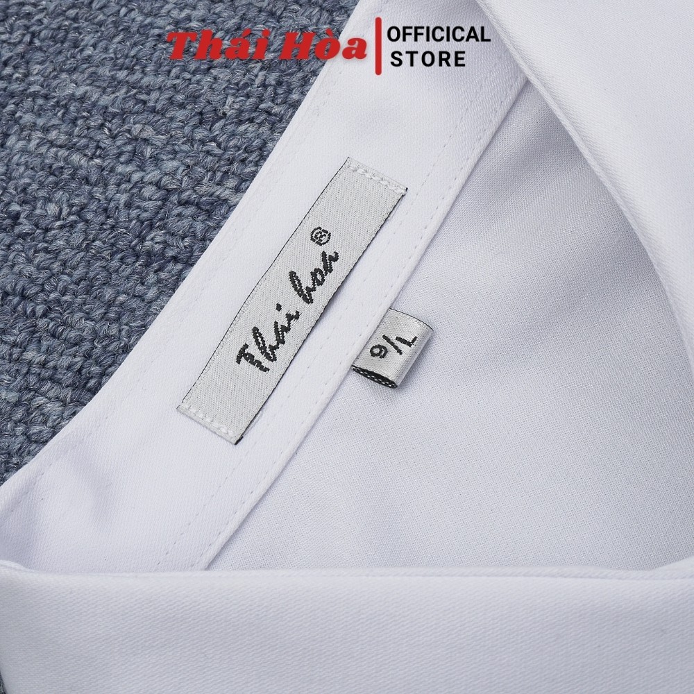 Áo sơ mi nữ công sở ngắn tay sợi tre Thái Hoà các màu ASW0301-R10 | BigBuy360 - bigbuy360.vn