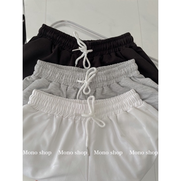Quần thun trơn lưng chun hai túi, Quần short thun hai túi (ảnh thật/sẵn)