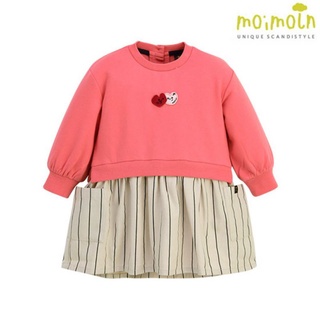 Form ngắn, lỗi nhẹ- đầm nỉ da cá moimoln xuất hàn