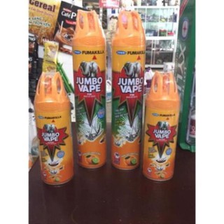 Bình Xịt Muỗi/Côn Trùng Jumbo Vape 600ml / 300ml Hương Cam Chanh Tự Nhiên