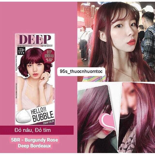 Thuốc nhuộm tóc tạo bọt Miseen Scene Hello Bubble Foam Color