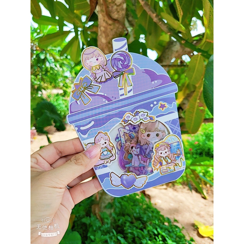 Gói sicker trà sữa