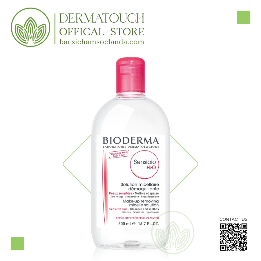 Nước tẩy trang cho da nhạy cảm Bioderma Sensibio H20