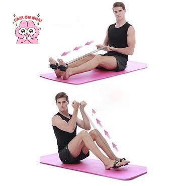 (Cao Cấp)Dây Kéo Tập Gym Đa Năng - Dây Tập Thề Dục - Tập Cơ Bụng Thông Minh Tummy Trimmer