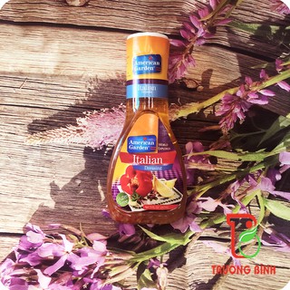 Sốt Dầu Dấm Kiểu Ý Hiệu American Garden 267ml