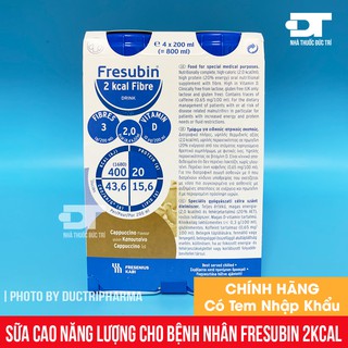 Sữa Fresubin 200ml lốc 4 chai