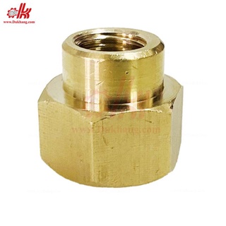 Măng song thau ren trong 22mm - Nối hai đầu dây rửa xe 22 ren trong