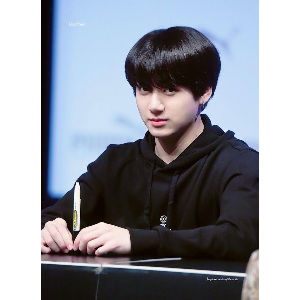 (Quà tặng kèm card BTS) Áo nỉ mũ flower Jungkook BTS