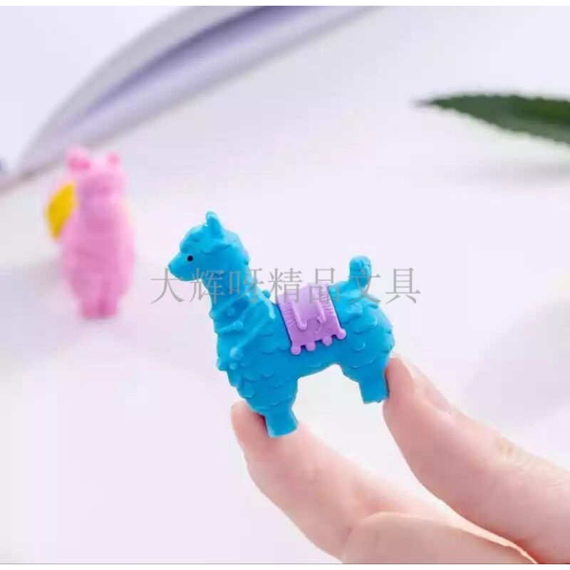 Gôm hình lạc đà Alpaca- 1 viên