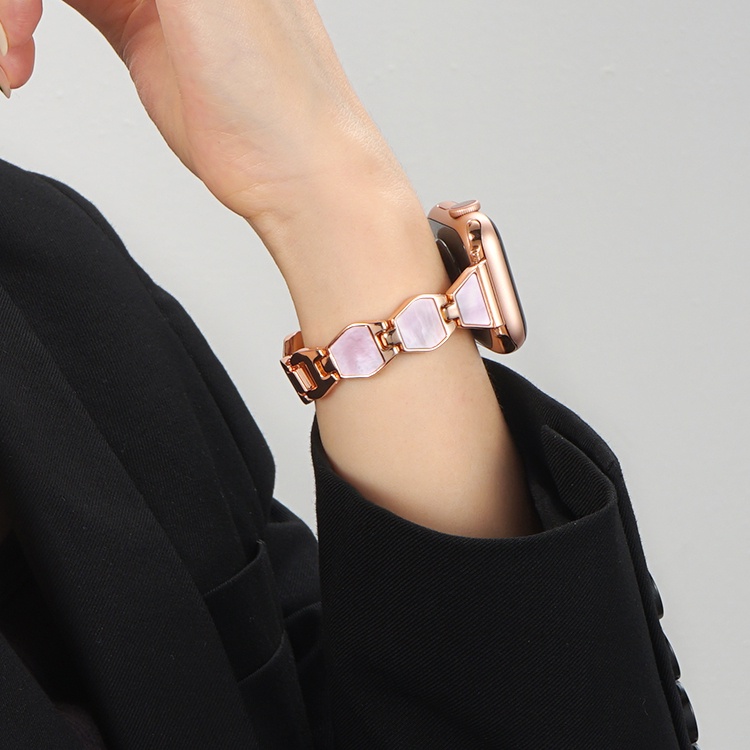 Dây Đeo Đồng Hồ Bằng Kim Loại Sáng Tạo Cho Apple watch serise 7 6 5 4 SE 3 2 1 45mm 41mm 40mm 44mm 42mm 38mm