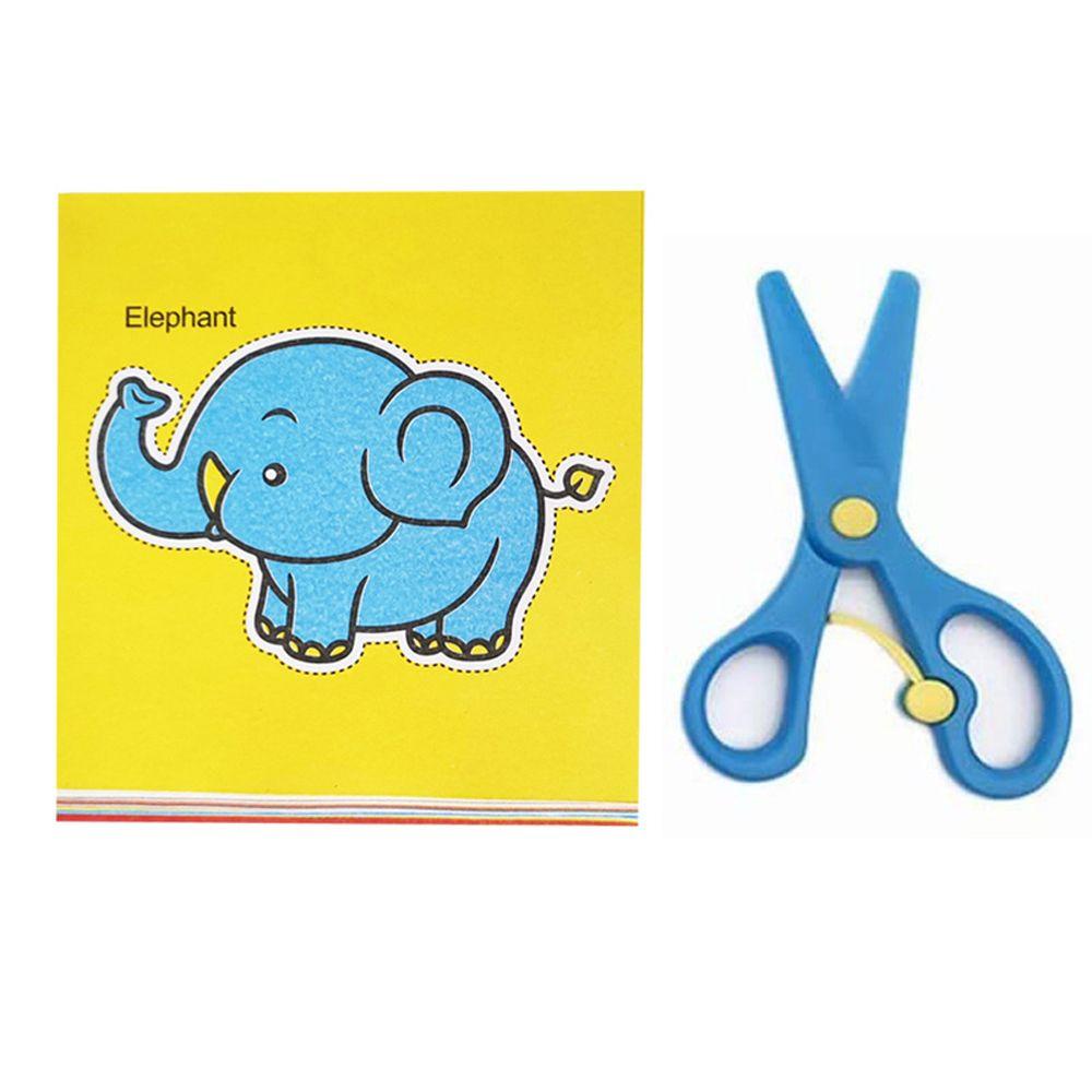 Bộ Đồ Chơi Cắt Giấy 96 Món Họa Tiết Hoạt Hình Nhiều Màu Sắc Giáo Dục Sớm Dành Cho Trẻ 3-6 Tuổi