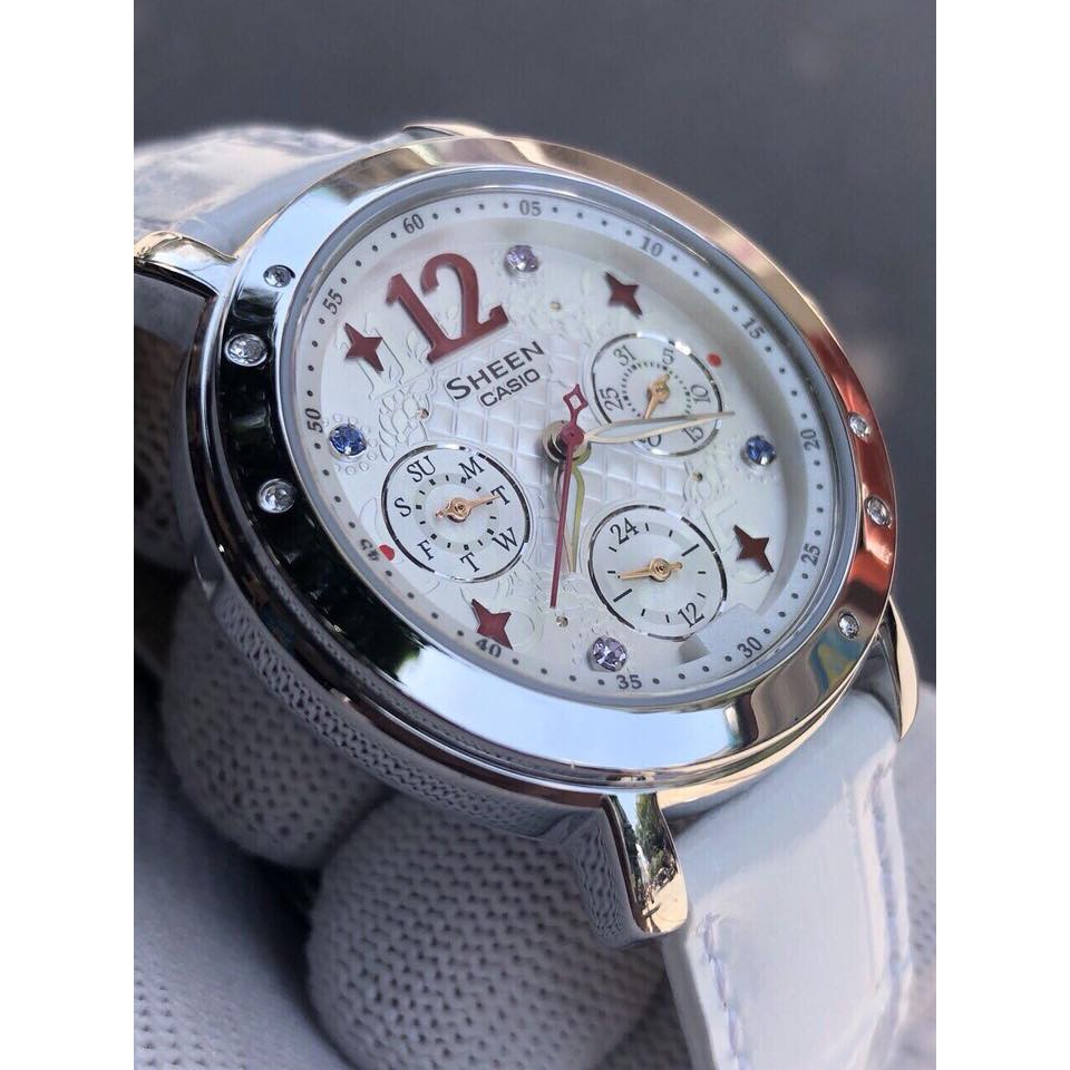 Đồng hồ Casio nữ Sheen SHE-3033L-7A2URD Chính hãng