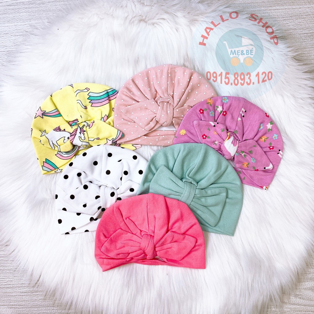 Nón turban xinh xắn cho bé gái (IB CHỌN MẪU)