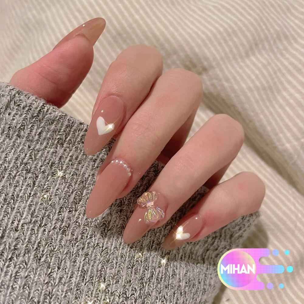 [Hàng mới về] Hộp 24 móng tay giả trang trí nghệ thuật thời trang cho nữ