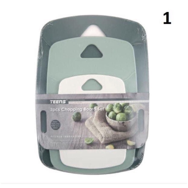 SET 3 Thớt kháng khuẩn lúa mạch