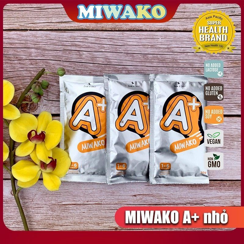 Sữa Thực Vật Hữu Cơ MIWAKO Gói Nhỏ Dùng Thử 30g