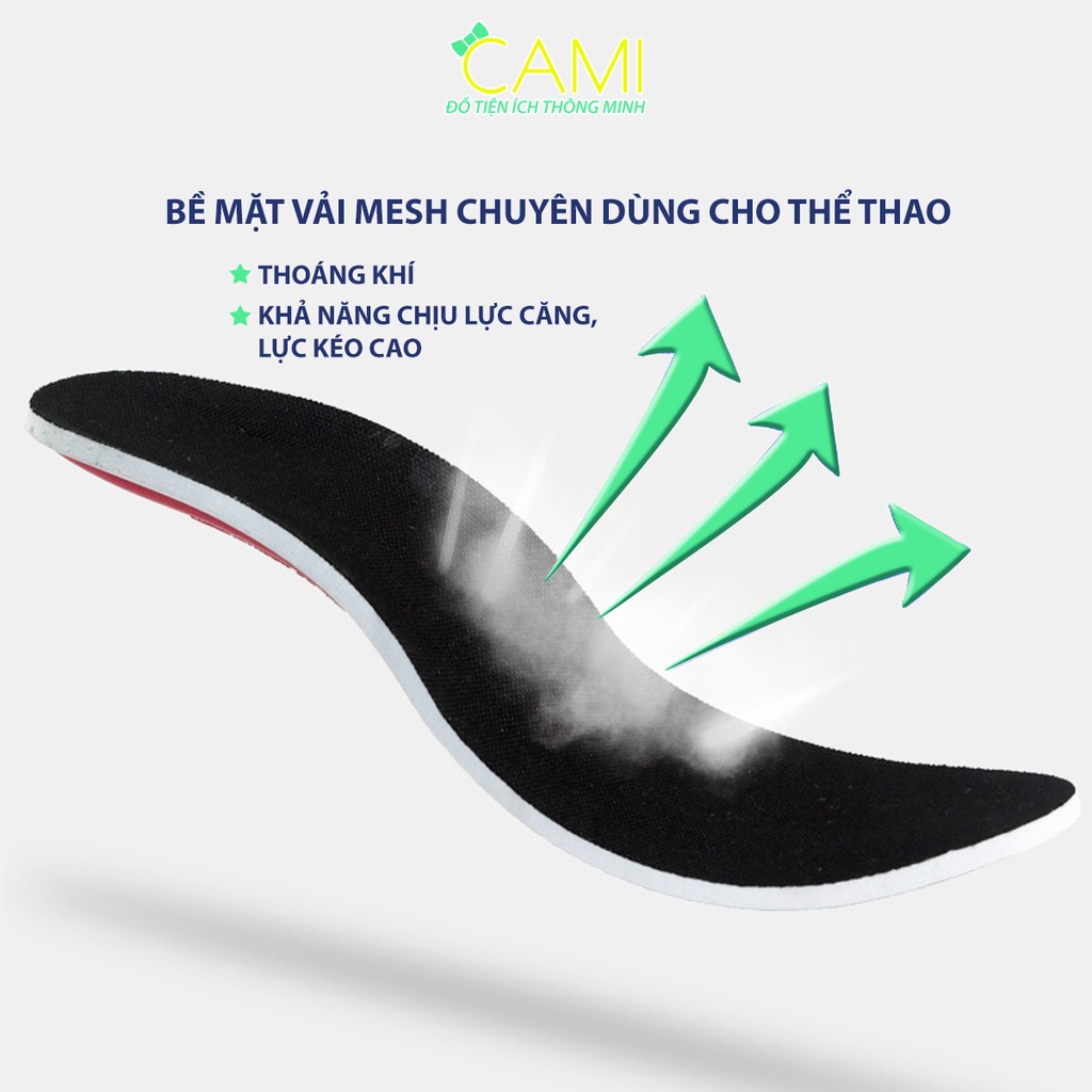 Lót giày thể thao EVA ốp nhựa giảm mỏi lòng bàn chân và bổ sung đệm chống thốn gót chân - Cami - CMPK179