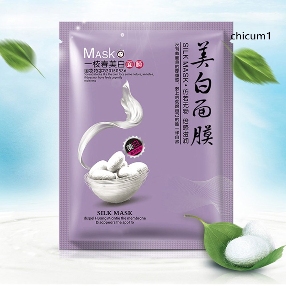 Mặt nạ lụa dưỡng ẩm se khít lỗ chân lông gấp 8 lần chăm sóc da mặt