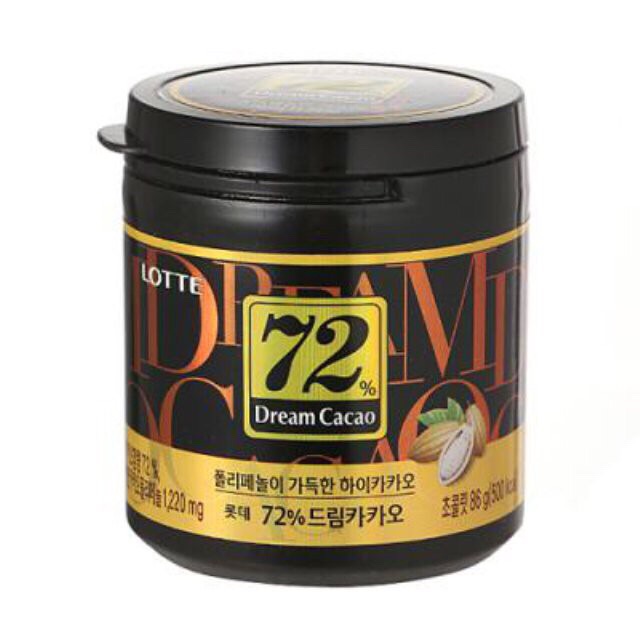 [2 LOẠI] Chocolate Đắng Lotte Dream Cacao hủ 86gr