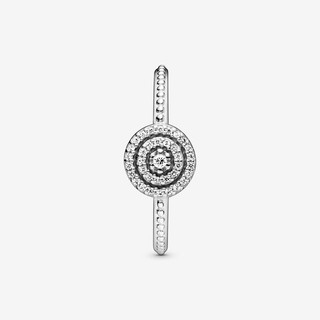 Rose Gold Silver Elegant Sparkle Ring