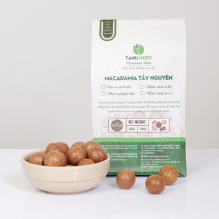 Hạt macca TANU NUTS túi kraft trắng (bản quà biếu sang trọng)