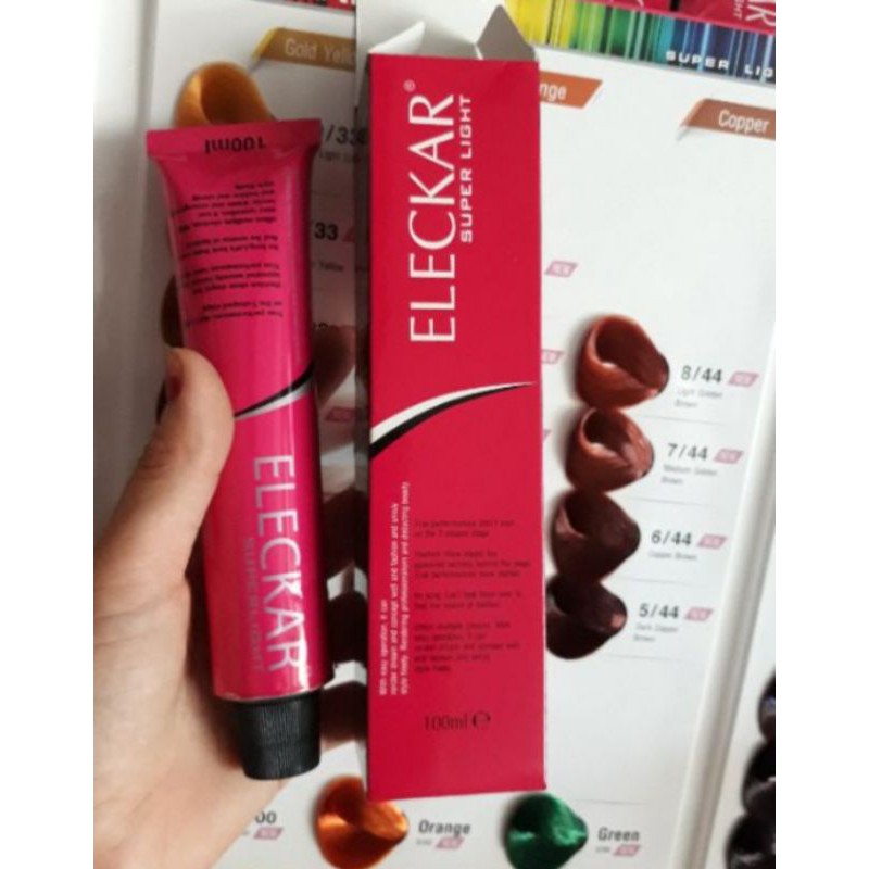 combo 20 tuýp thuốc nhuộm tóc ELECKAR 100ML