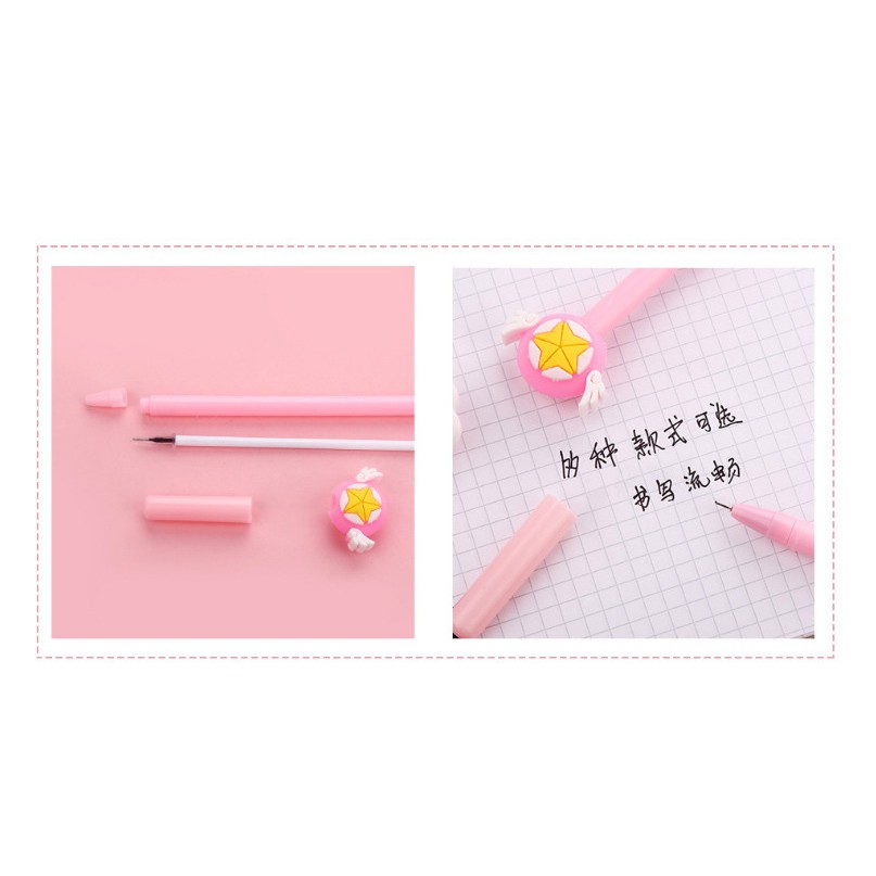 Set 20 Bút Bi Nước Hình Thú Ngộ Nghĩnh Cute - Bút Viết Kèm Túi Zip (màu ngẫu nhiên) D5