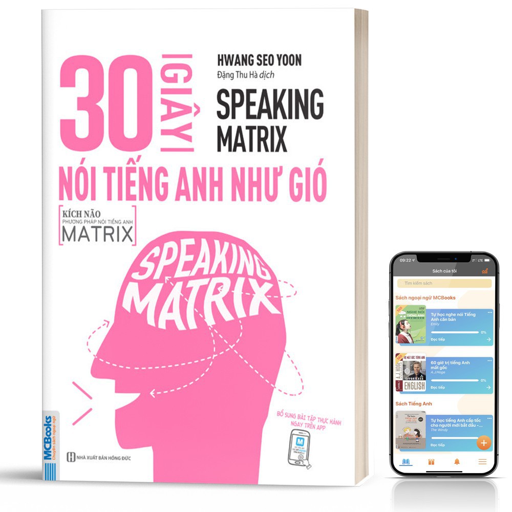 Sách Combo Speaking Matrix Nói  30 giây 2 phút 3 Phút Nói Tiếng Anh Như Gió - 1 Phút Nói Tiếng Anh Như Gió