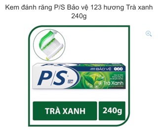 Kem đánh răng P/s trà xanh tip 100g