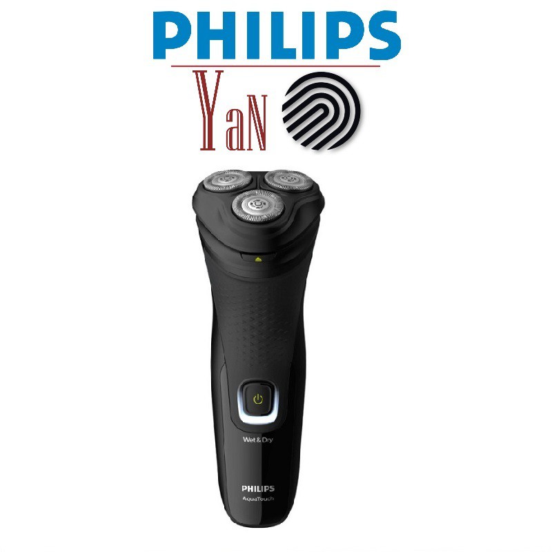 Máy cạo râu khô & ướt lưỡi dao tự mài bén bảo vệ da Philips S1223/41 pin sạc - Hàng chính hãng