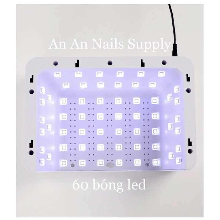 Máy hơ gel T8 72W ,60 bóng máy hơ móng tay công suất lớn, máy hơ khoang rộng