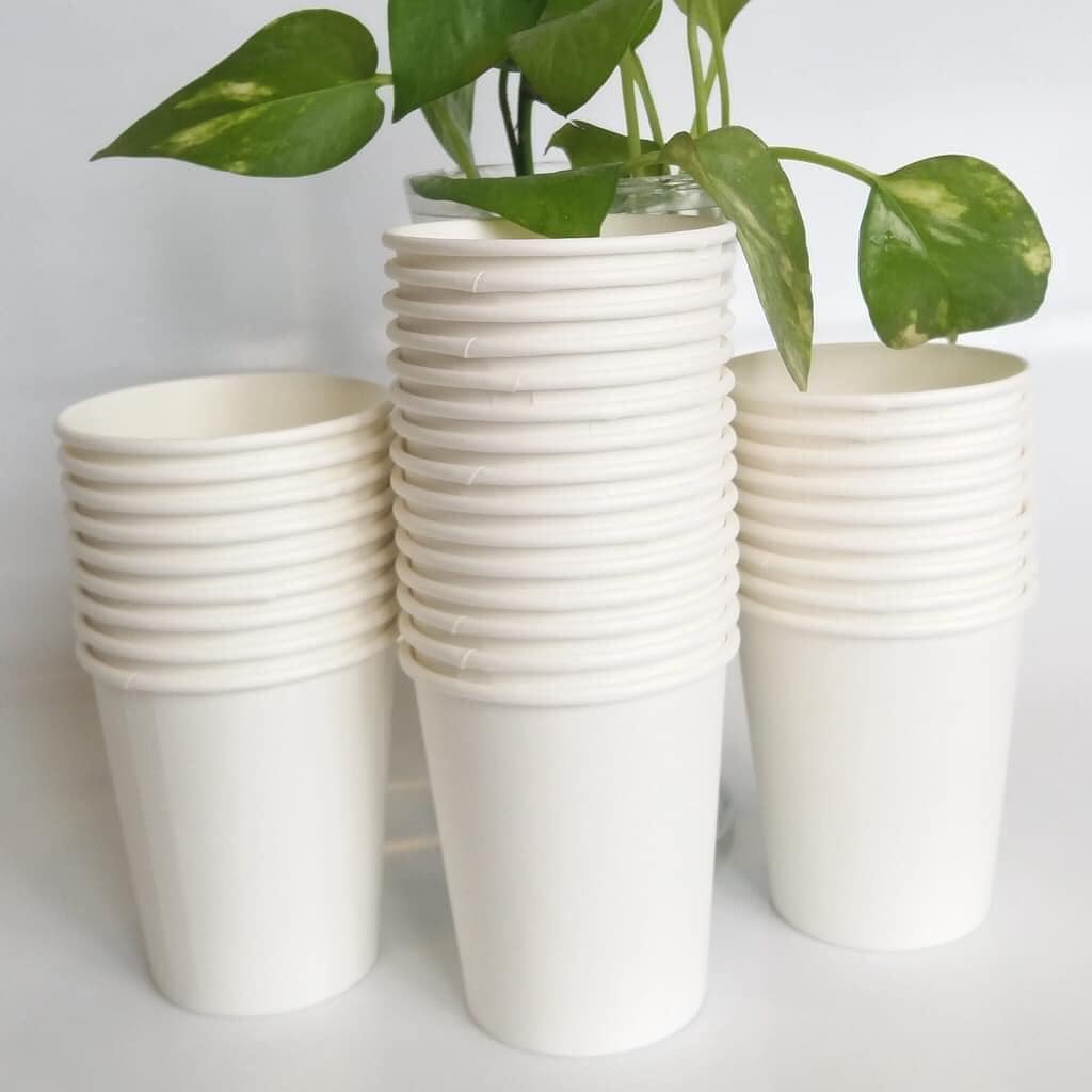 Set 50 cốc, ly giấy chịu nhiệt dùng 1 lần an toàn sức khỏe thân thiện môi trường