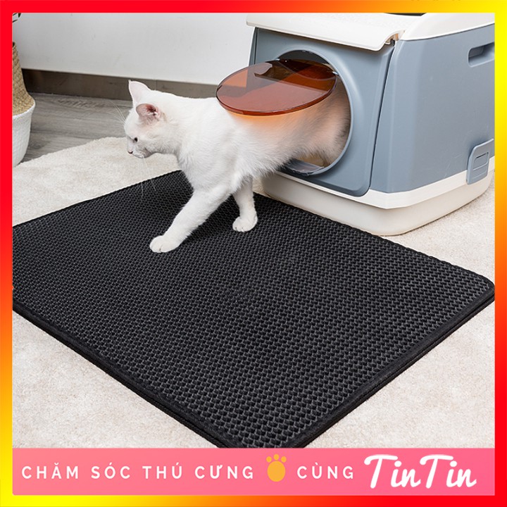  Thảm Lót Nhà Vệ SInh 2 lớp Chống Văng Cát Vệ Sinh Cho Mèo #Tintin Pet Store