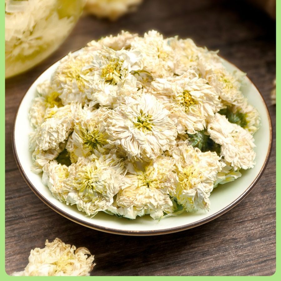 BẠCH CÚC-  trà hoa thảo mộc Đà Nẵng - Ato trà - TRÀ HOA CÚC TRẮNG GIÚP NGỦ NGON - AN THẦN